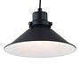 Pendant lamp Alaska 1-light Black 0