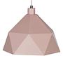 Pendant lamp Armour 1-bulb Pink 0
