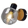 Wall lamp Fumoso Clear glass Aluminum 0
