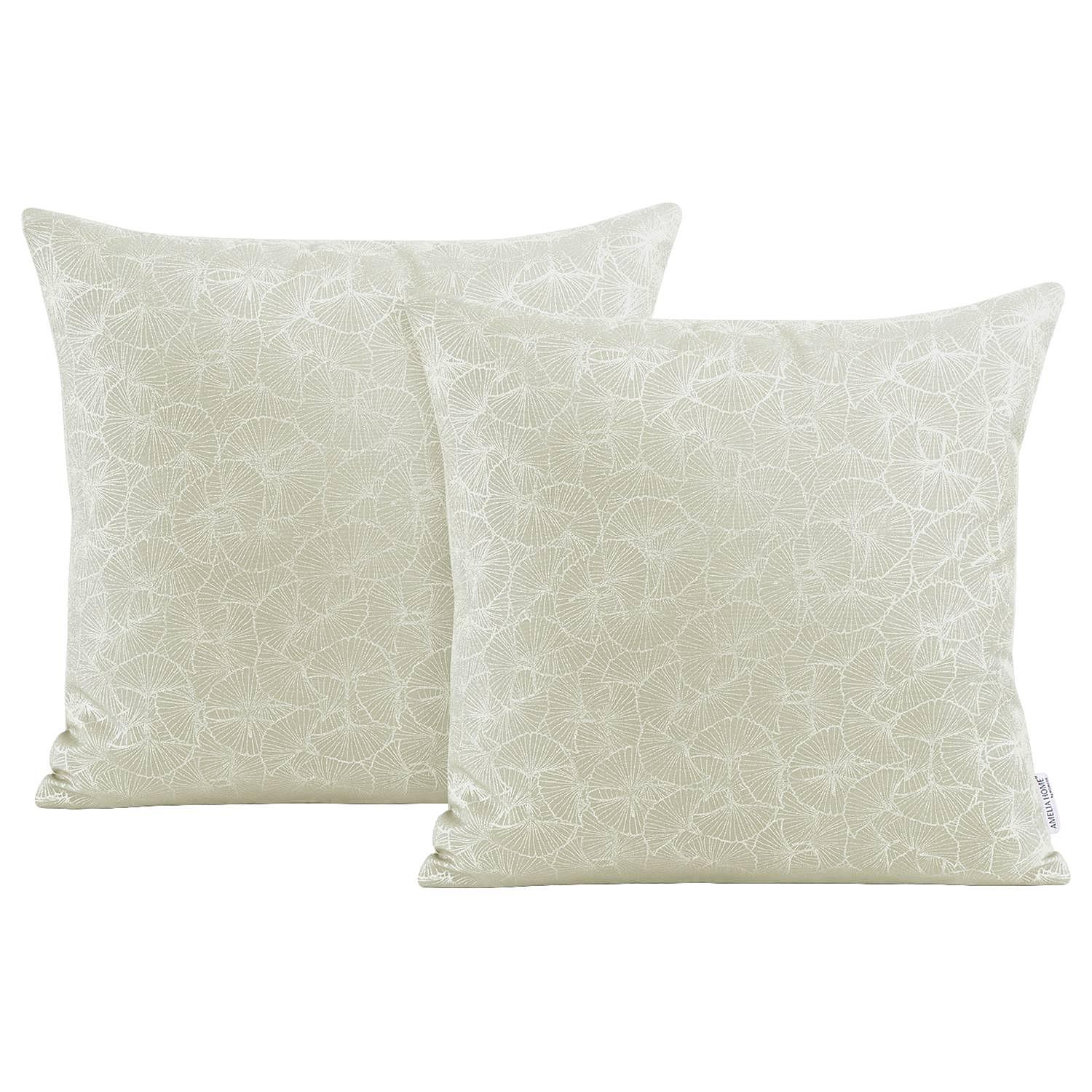 2x Pillowcase Rinko Beige 45 x 45 cm 0