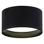 LED Ceiling Light Trios Mixed Fabric/Aluminum 2-Light Black 0
