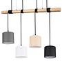 Ceiling light Odin Cotton fabric Iron 0