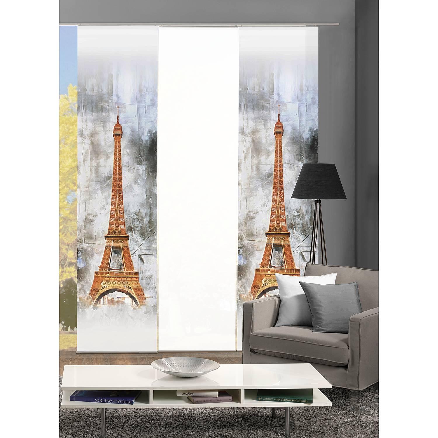 Sliding curtain Partigo Polyester Grey 0