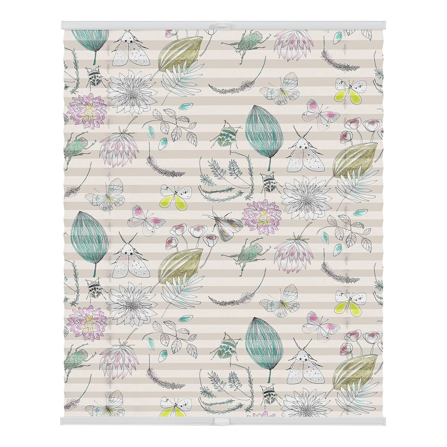Plisse Klemmfix My Bohemian Garden Polyester Multicolor 0