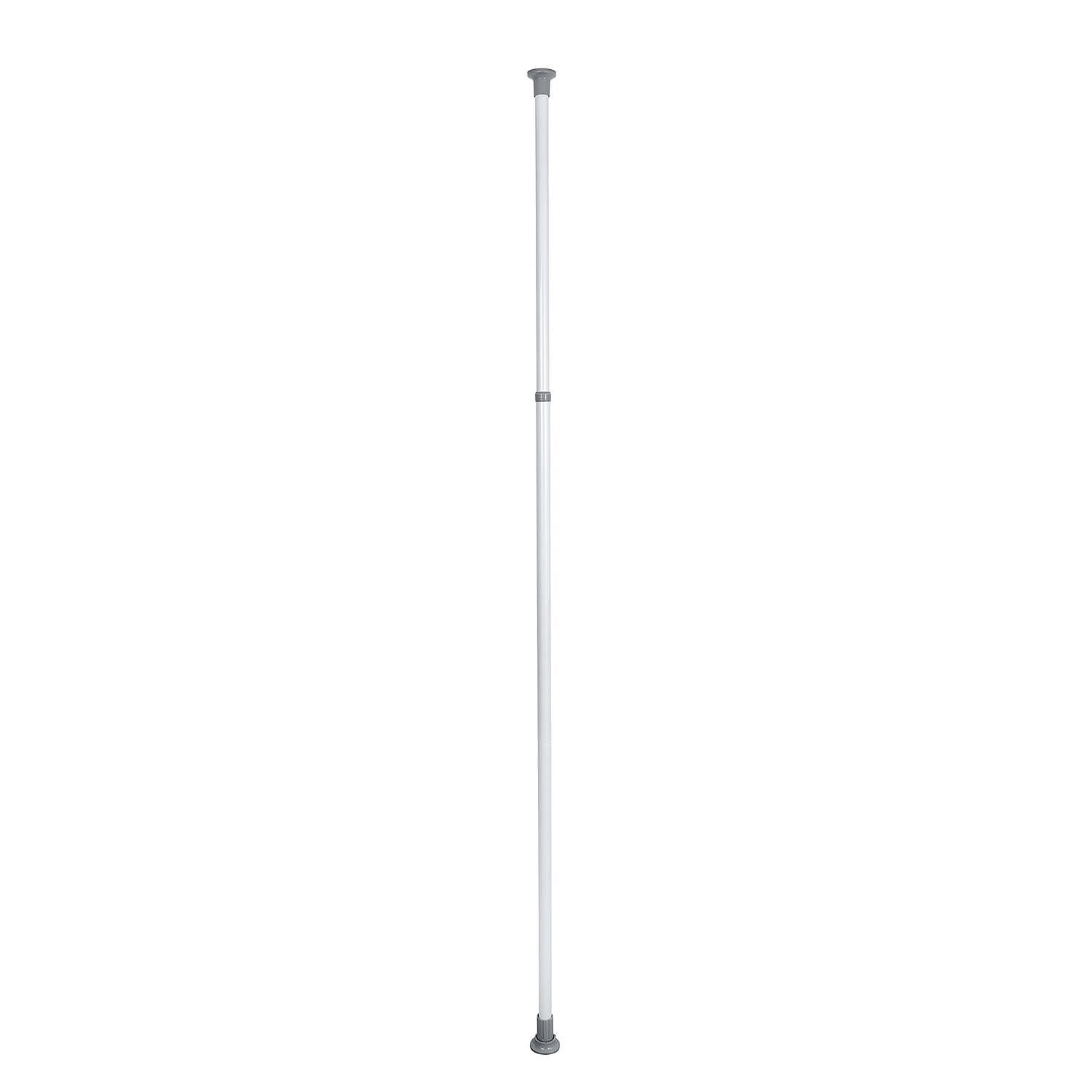 Telescopic clothes rack Hercules I Metal White 1 set 0