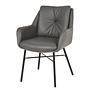 Armchair Treve Faux Leather Grey 0