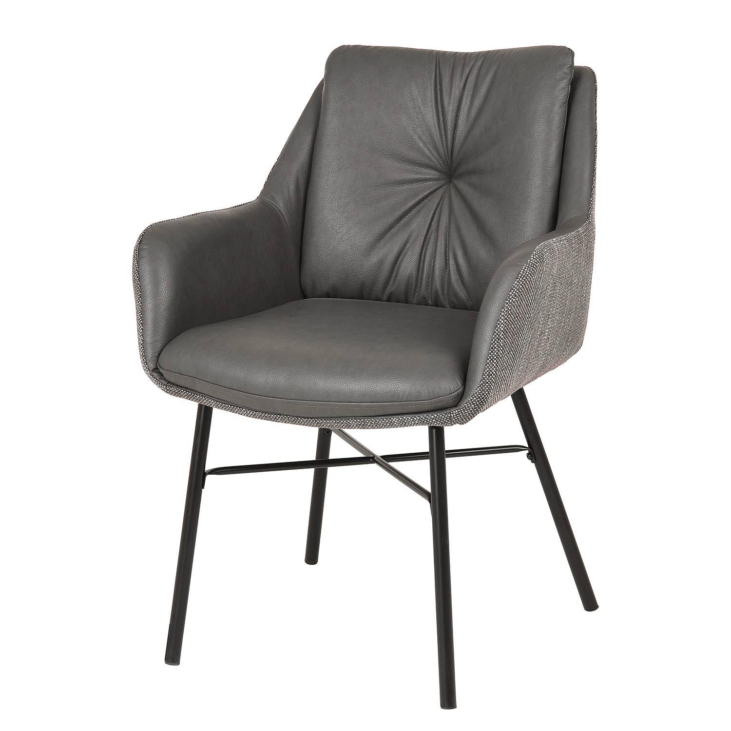 Armchair Treve Faux Leather Grey 0