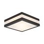 Outdoor wall/ceiling light Matteo metal grey 2-flamed 0
