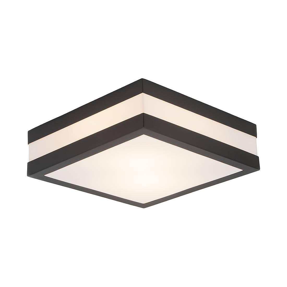 Outdoor wall/ceiling light Matteo metal grey 2-flamed 0