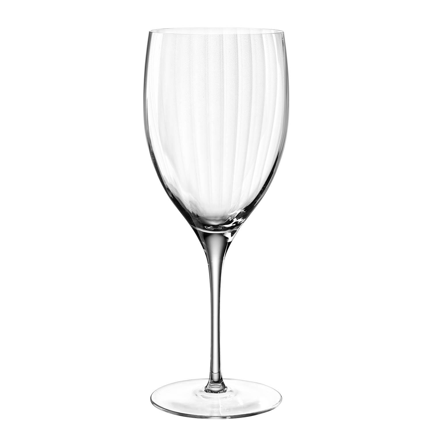 x6 Red wine glass Poesia Crystal glass Clear 0