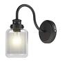 Wall lamp Ferna iron clear glass 0