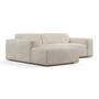 2-Sitzer Sofa Karen Récamiere Links Beige 3