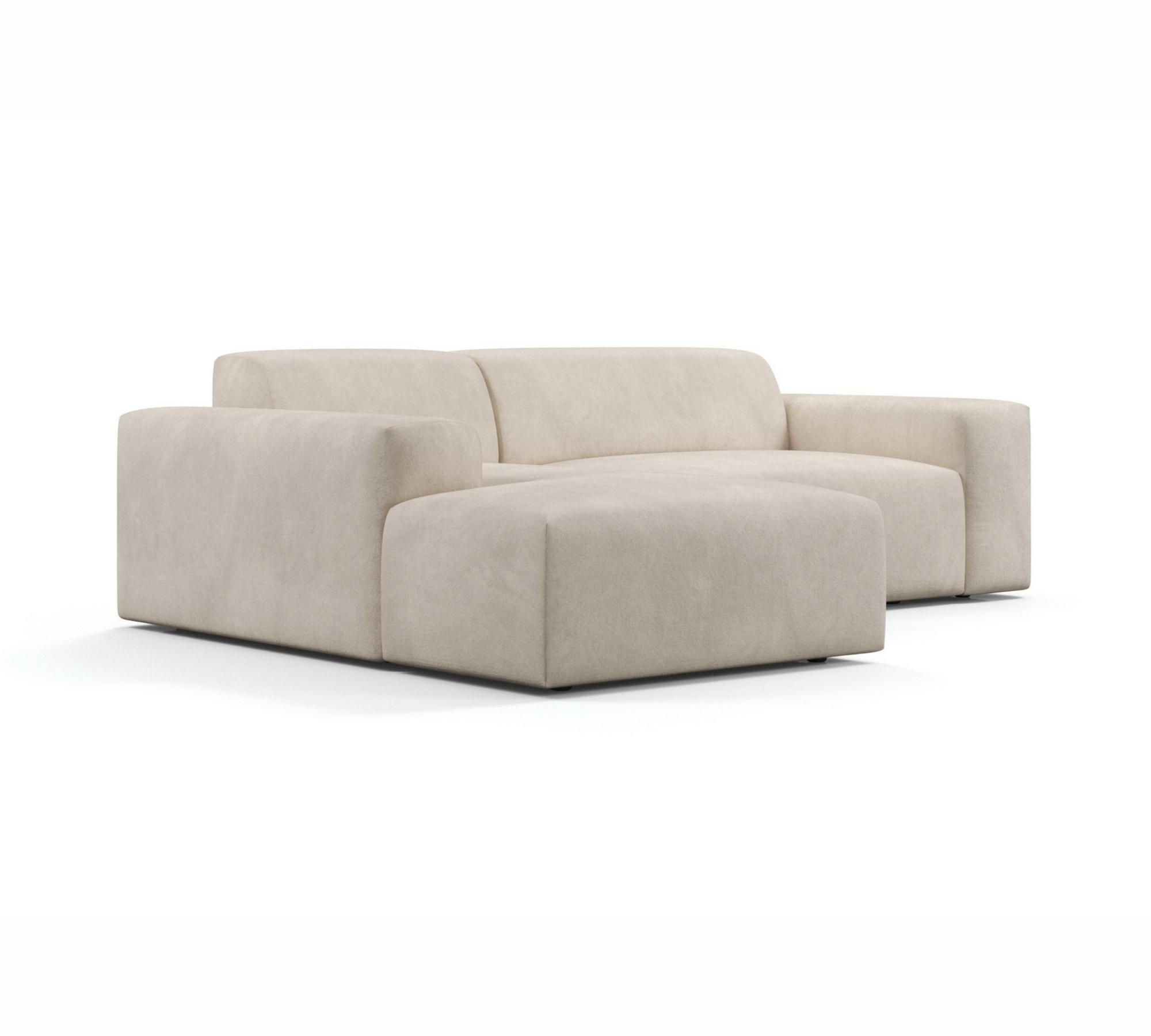 2-Sitzer Sofa Karen Récamiere Links Beige 3