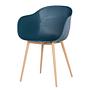 Armchair Odon Metal Oak Decor Petrol 0