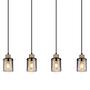 Pendant lamp Reid Type C colored glass iron 0