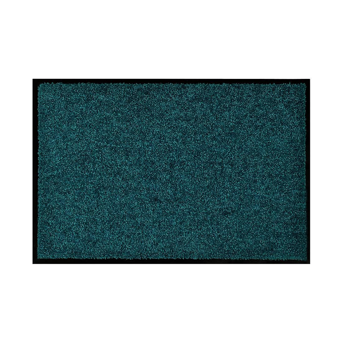 Dirt-trapping doormat Wash & Clean Petrol 60 x 180 cm 0