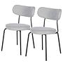 2x Dining chair Timika Light Grey 0