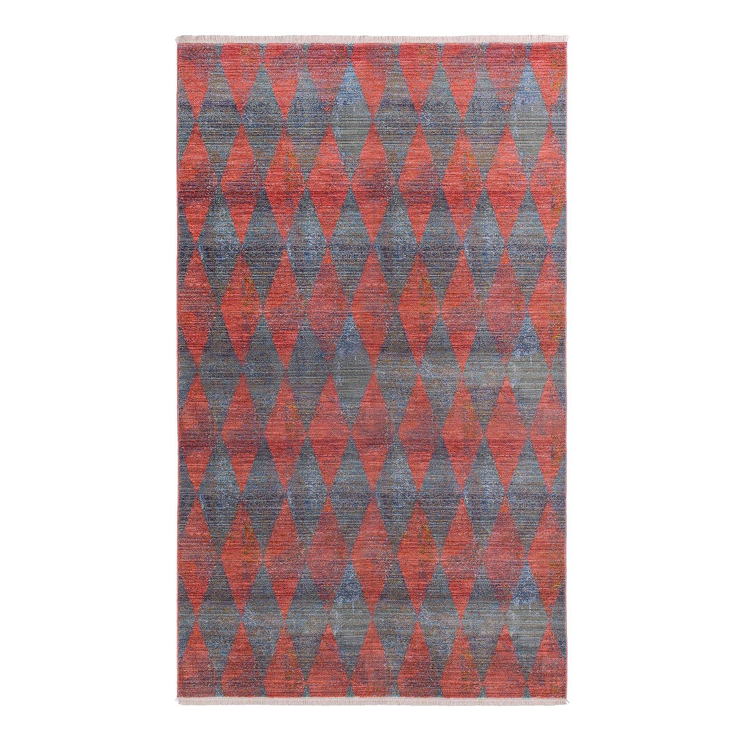 Short pile carpet Mystik X Red Green 70 x 140 cm 0