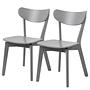 2x Dining chair Rigby Light gray 0