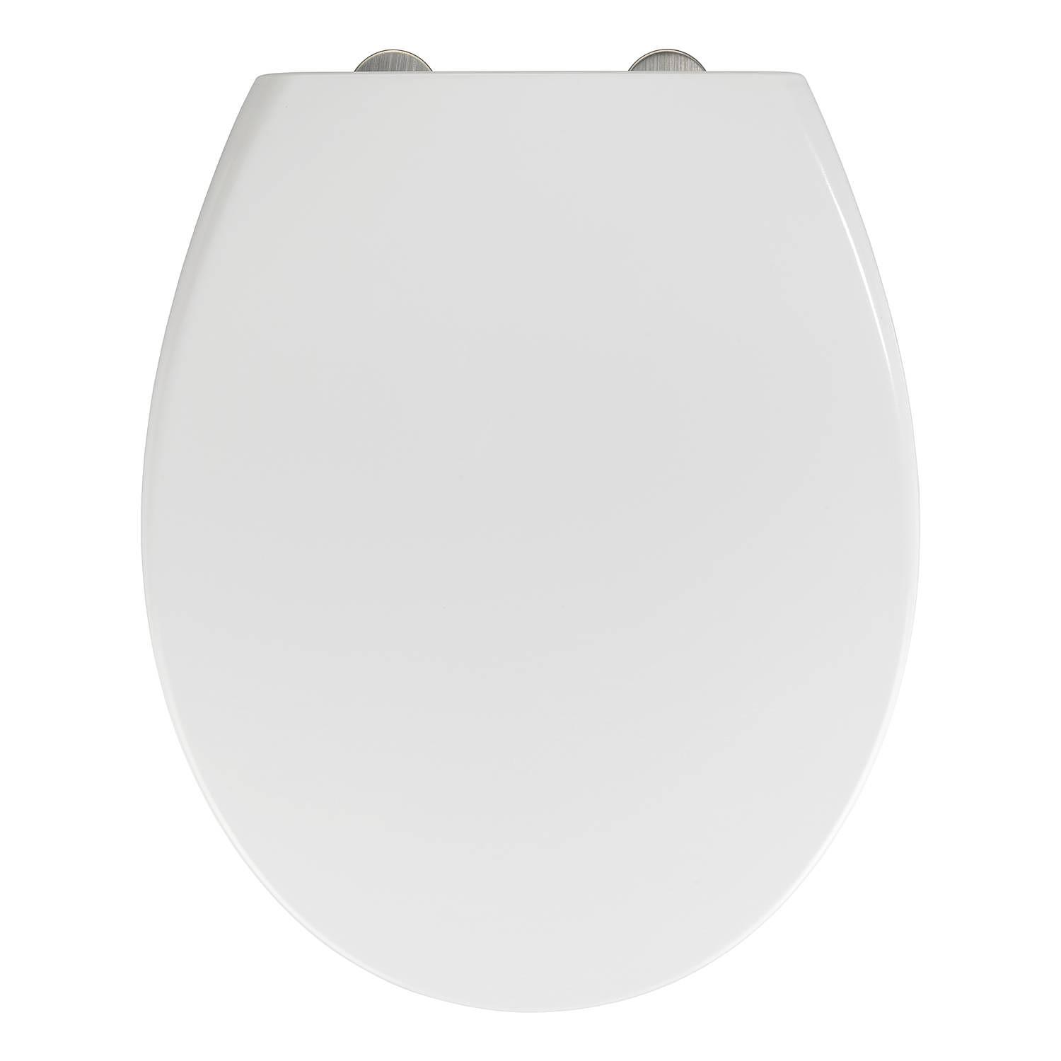 WC-Sitz Delos Family Edelstahl Weiß 0