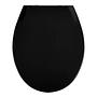 Premium WC-Sitz Kos Edelstahl / Polypropylen Schwarz Schwarz 0