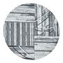 Short pile rug Keitum 010 II Cotton Grey 100x100 0