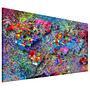 Wall art Jackson Pollock MDF Multicolored 0