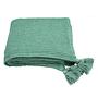 Plaid Honeycomb Cotton Fabric Sea Green 0