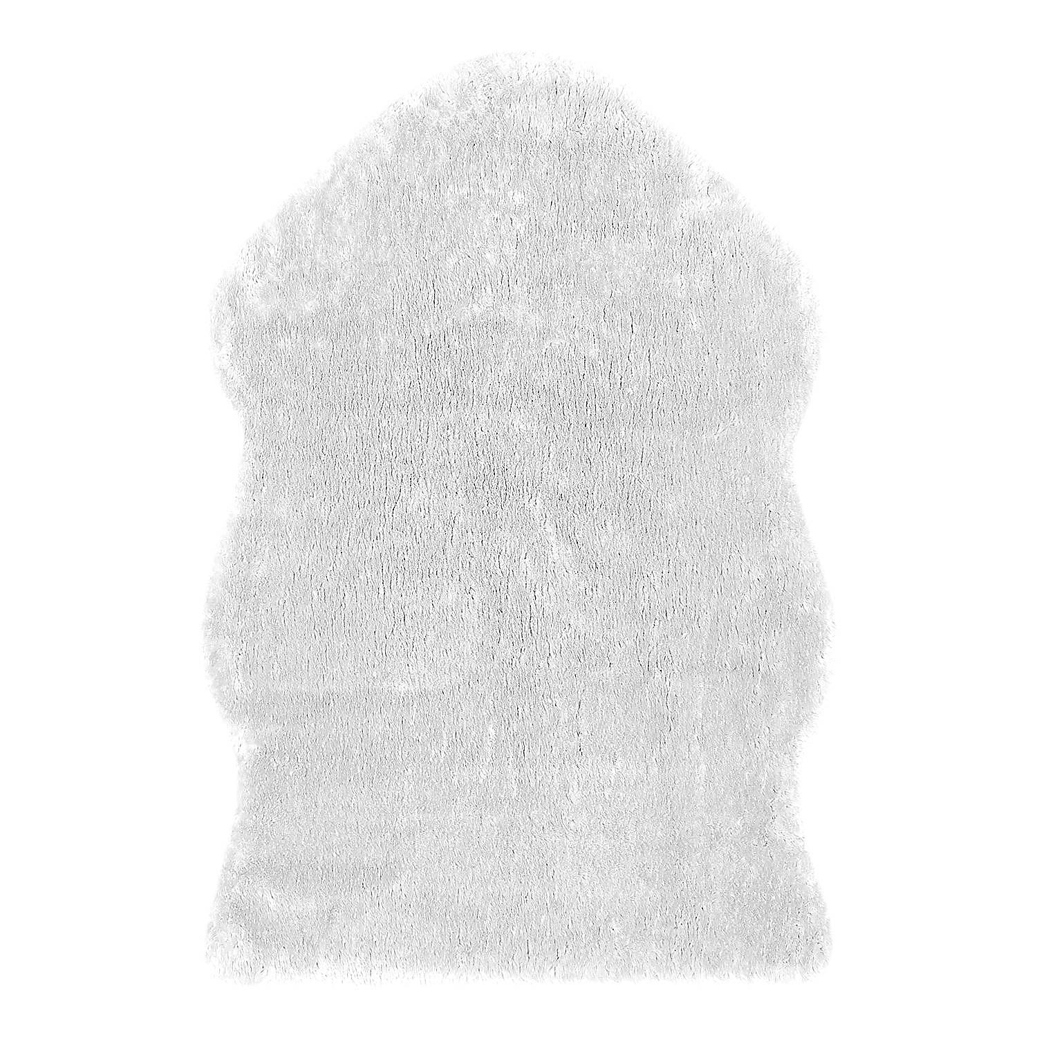 Faux fur Tukums White 55 x 80 cm 0