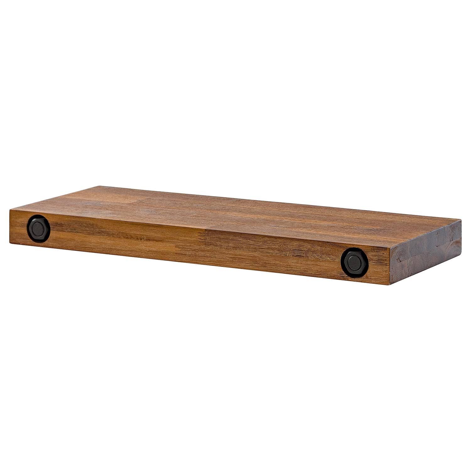 Wall shelf MANCHESTER Acacia Solid Wood Width: 60 cm 0