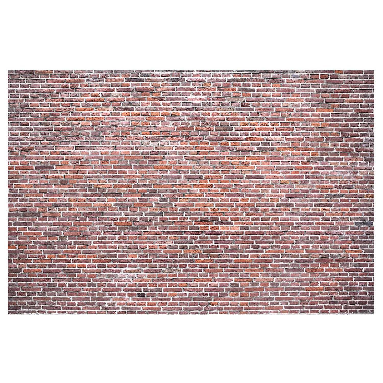 Vliestapete Backstein Mauer Rot Vliespapier Rot 432 x 290 cm 0
