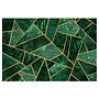 Non-woven wallpaper Dark Emerald with Gold non-woven wallpaper Green 0