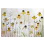 Non-woven wallpaper Delicate Helenium Flowers Beige 0