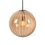 Pendelleuchte Fengari Eisen Farbglas Messing 0