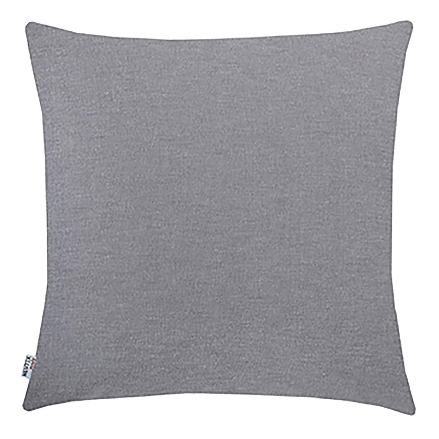 Kissenbezug Basic I Baumwolle Grau 38 x 38 cm 0