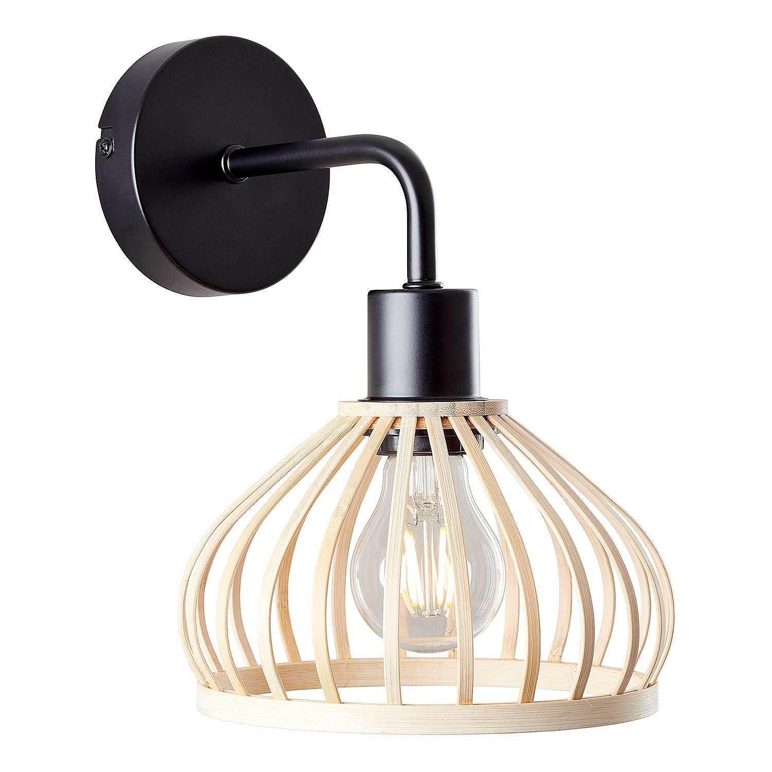 Norah Wall Lamp Bamboo Iron 1-light 0