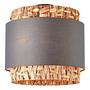 Waterlilly Ceiling light Linen Plant leaf 2-bulb 0