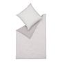 Bed linen cotton grey 155 x 220 cm 0