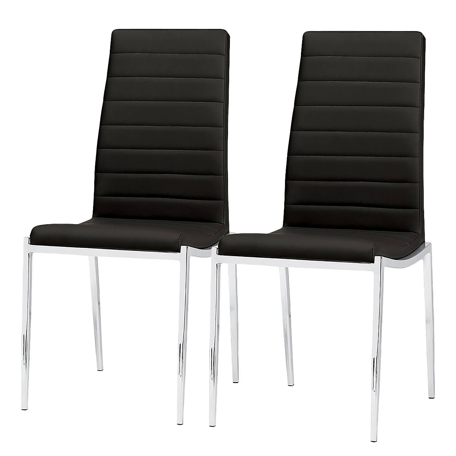2x Burford Dining Chair Black 0