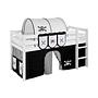 Bags for Loft Bed Pirate Black Cotton Fabric 0