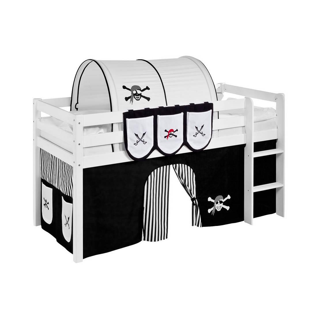 Bags for Loft Bed Pirate Black Cotton Fabric 0
