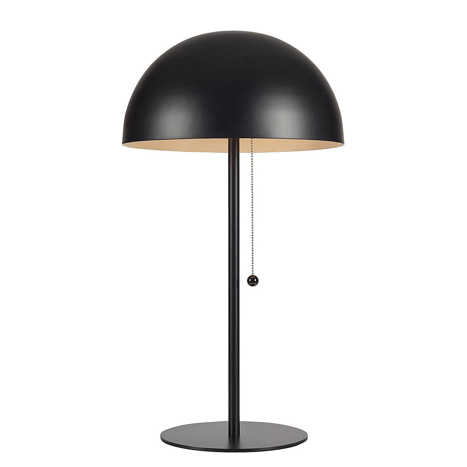 2-burner Table lamp Dome Iron Black 0