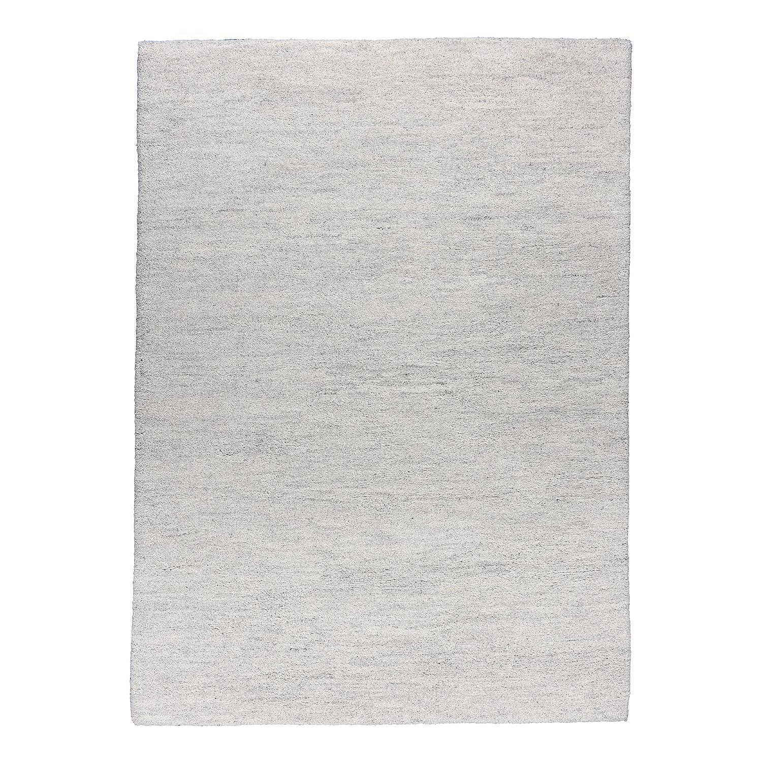 Maloronga Uni Teppich Schurwolle Sandgrau 70 x 140 cm 0