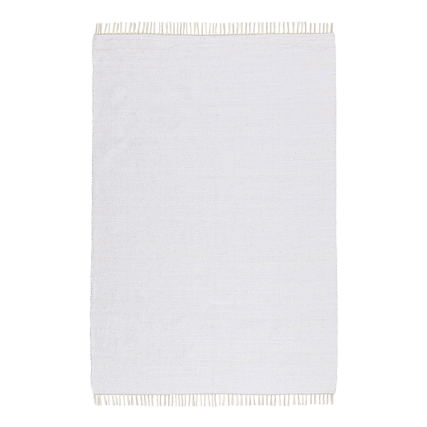 Happy Cotton Rug Cotton White 90 x 160 cm 0