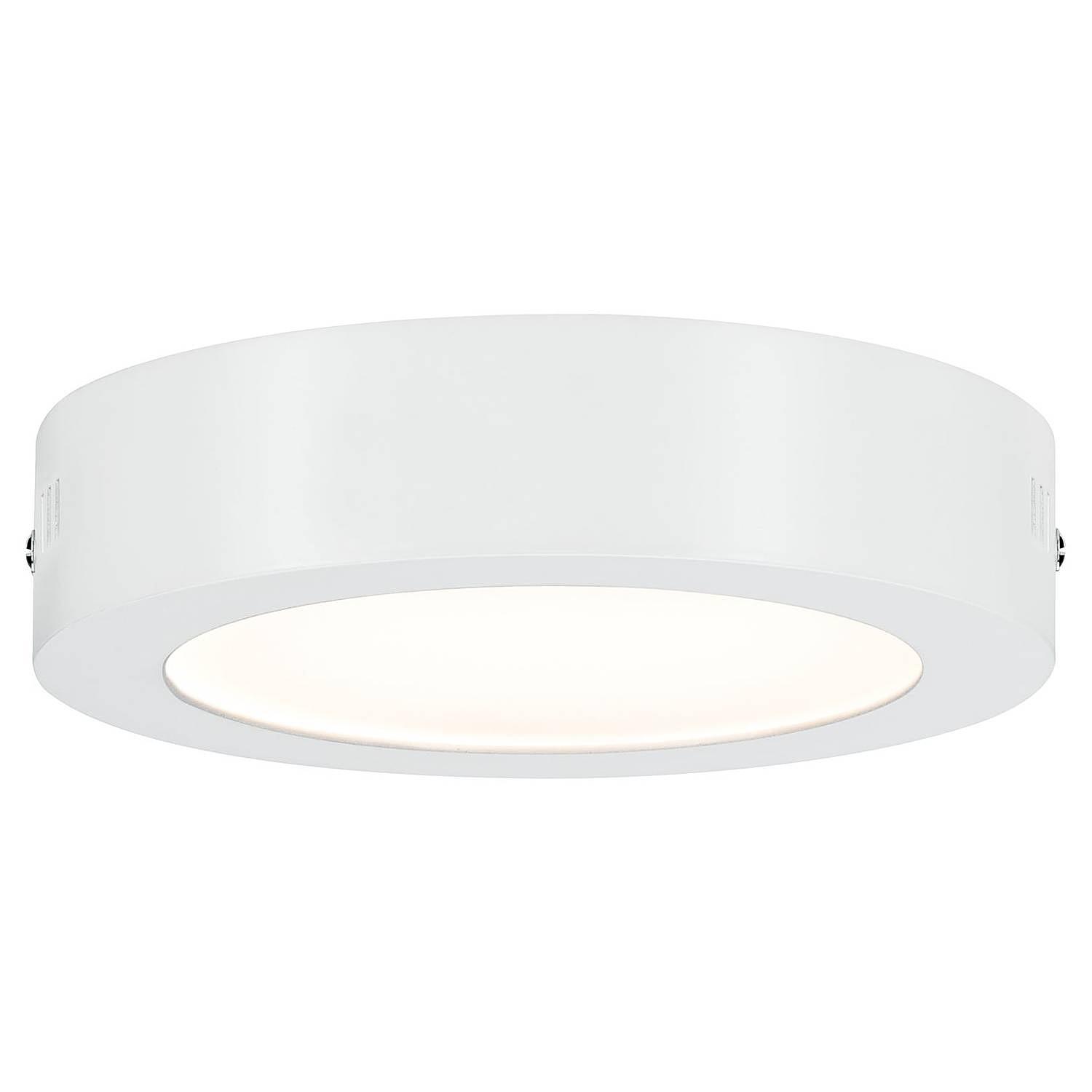 LED-Deckenleuchte Lunar Rund Aluminium Weiß 0