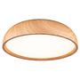 1-Flame Ceiling Light Oka Acrylic Glass Light Brown 0