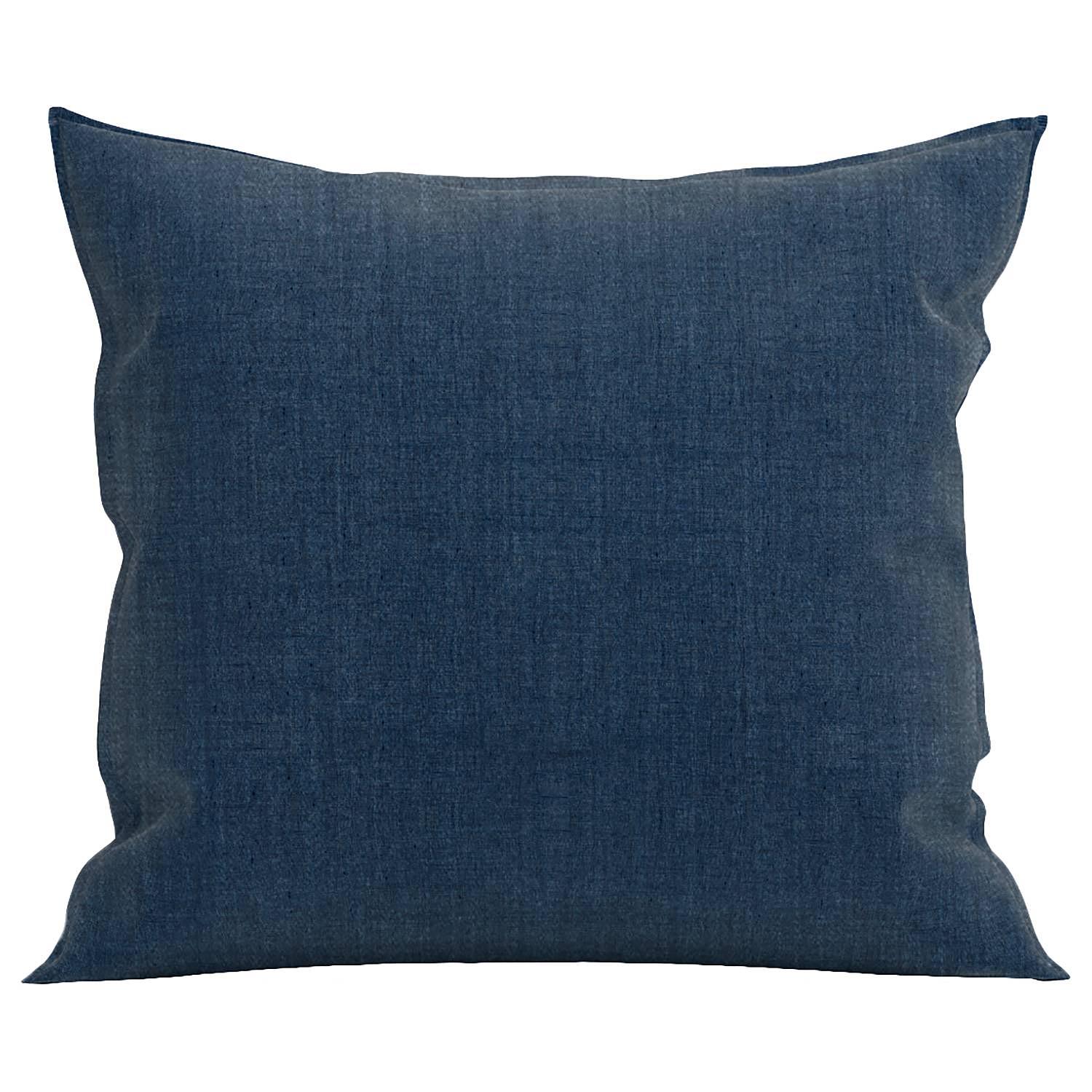 Franela II Pillowcase Cotton Navy Blue 80 x 80 cm 0