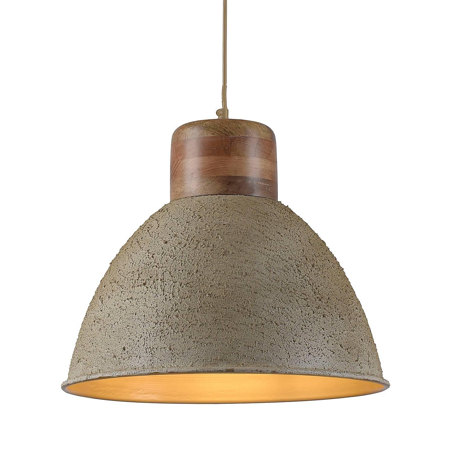 1-Flame Pendant Lamp Samia Iron 0