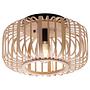 Ceiling light Racoon Type B Solid bamboo iron 0