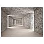 Vlies Fototapete Mysterious Tunnel Vlies Grau 400 x 280 cm 0